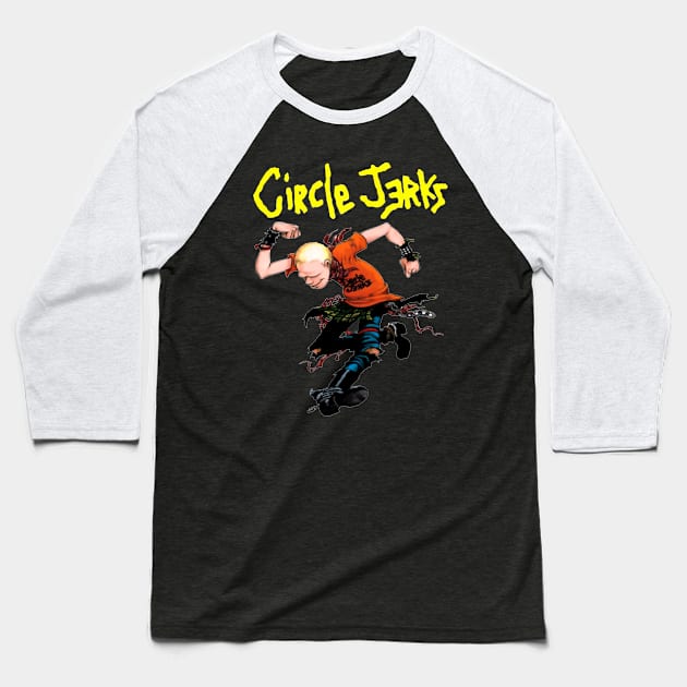 circle jerks dance cover Baseball T-Shirt by rika marleni